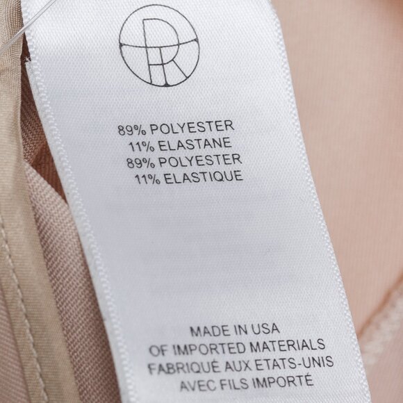 The Row Nude Stretch Twill Topstitched Pants - Picture 9 of 10